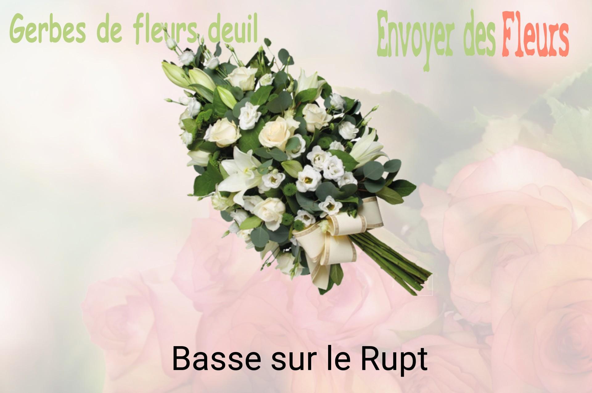 Gerbe de fleurs de deuil livrée à Basse-sur-le-Rupt